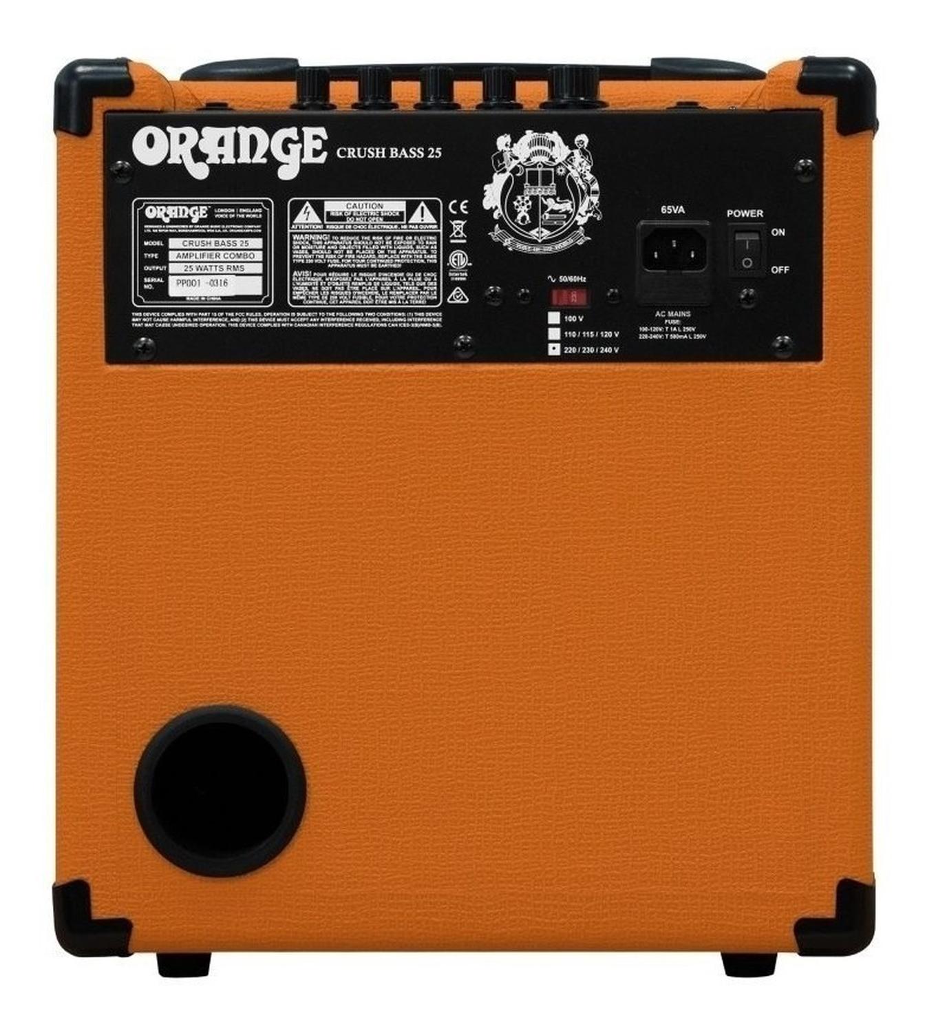 Orange Crush Bass 50 Combo Amplifier 50w 100v - 120v