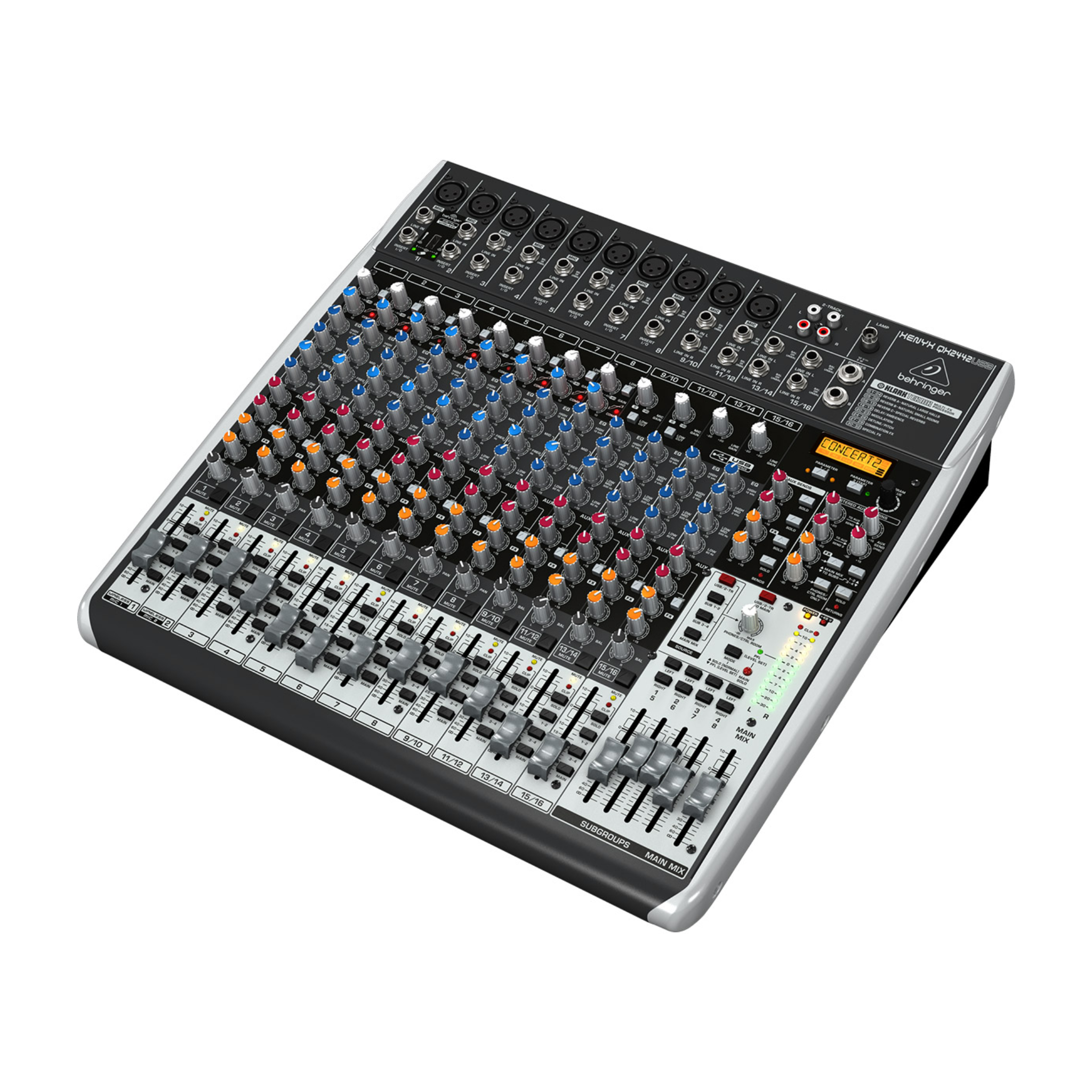 Mezcladora 24 Canales C/efectos Interfaz Behringer Qx2442usb