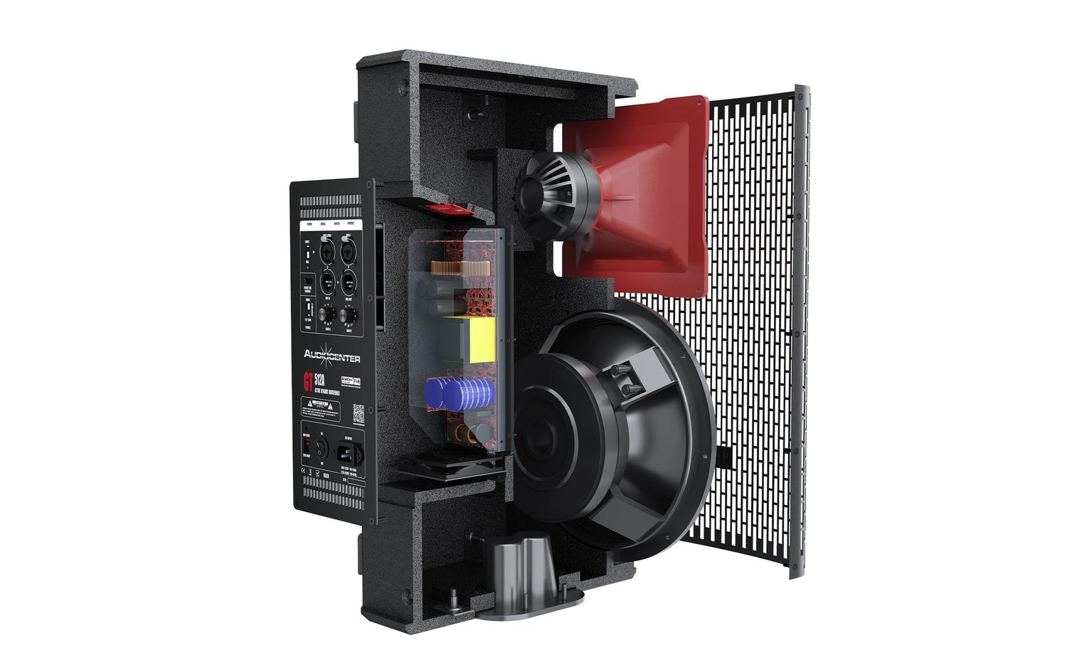 Audiocenter GT515A 15" 2200W 136dB Powered Speaker