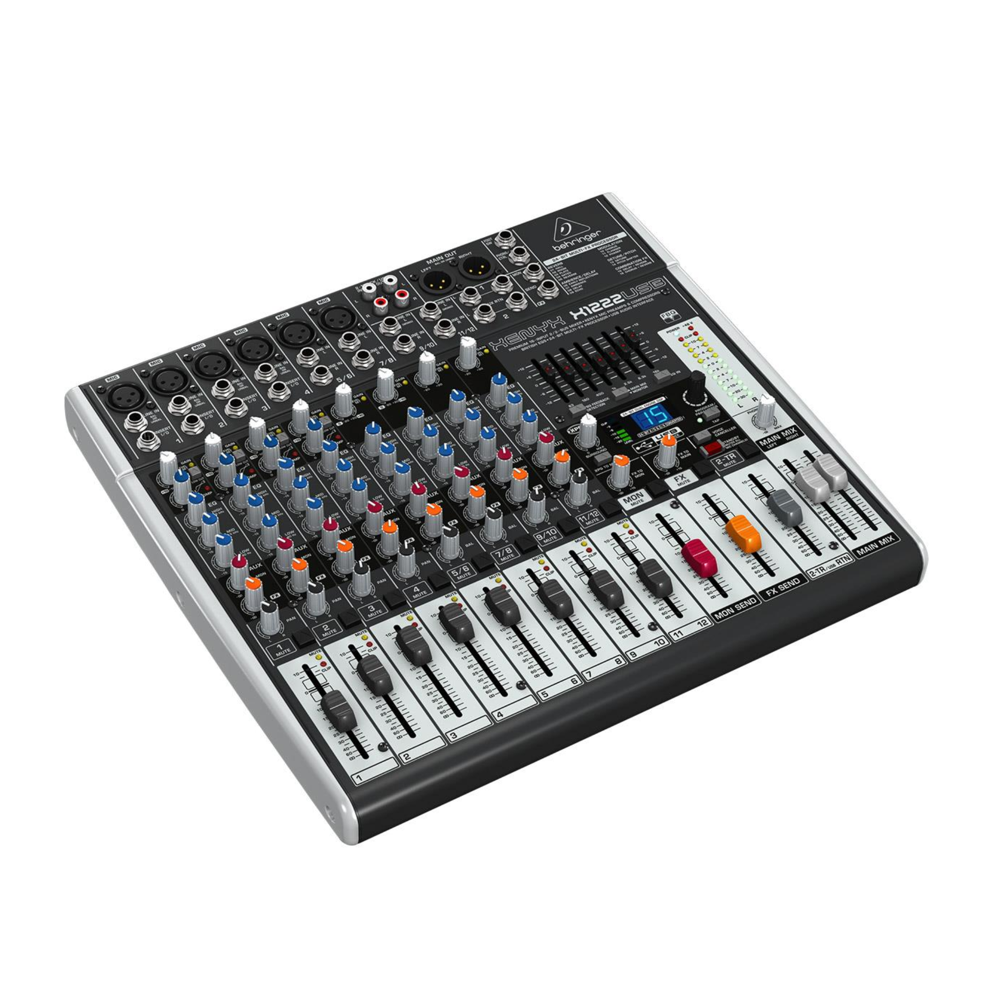 Behringer x1222USB Mezcladora 12 Canales Interfaz USB