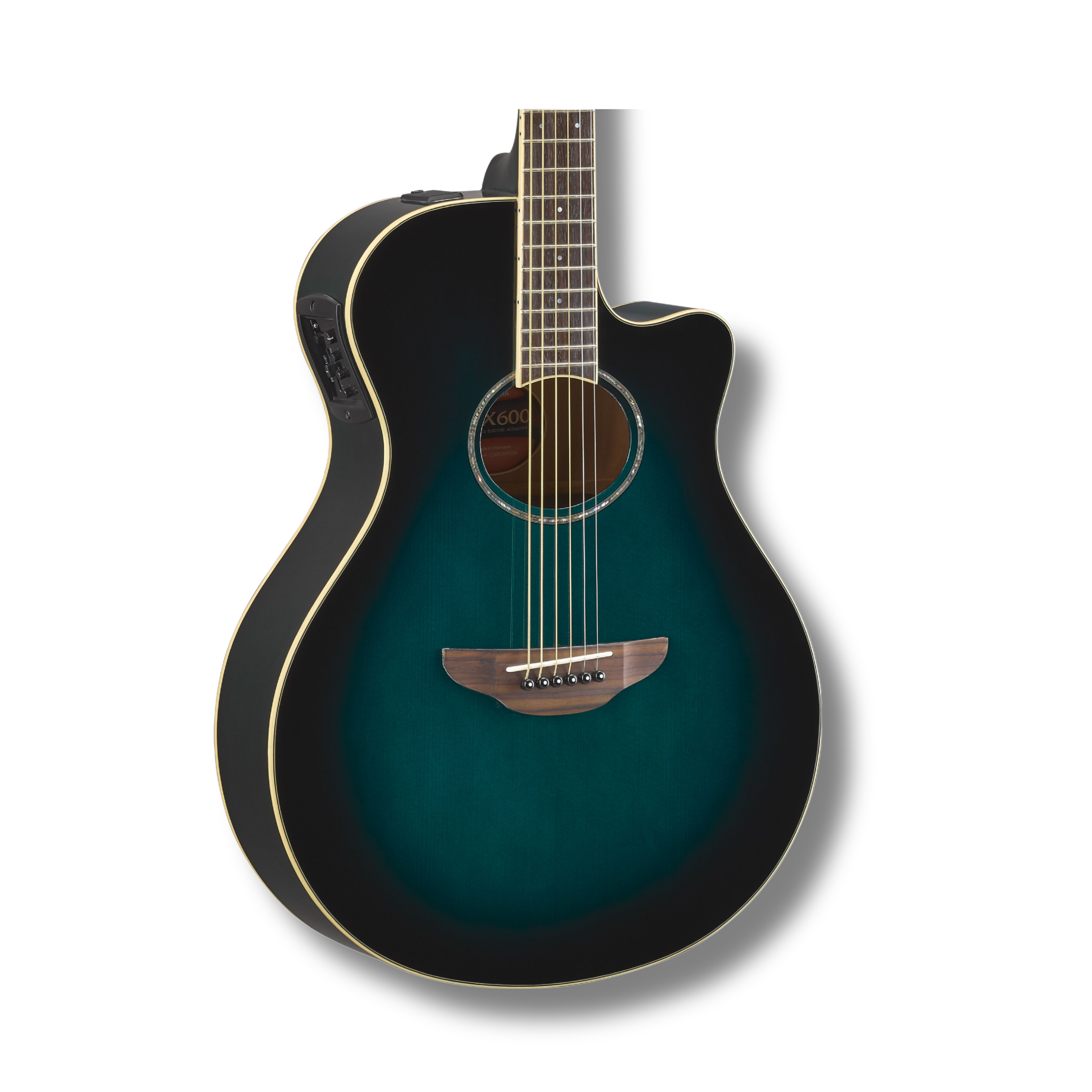 Yamaha Apx600 Guitarra Electroacústica Oriental Blue Burst
