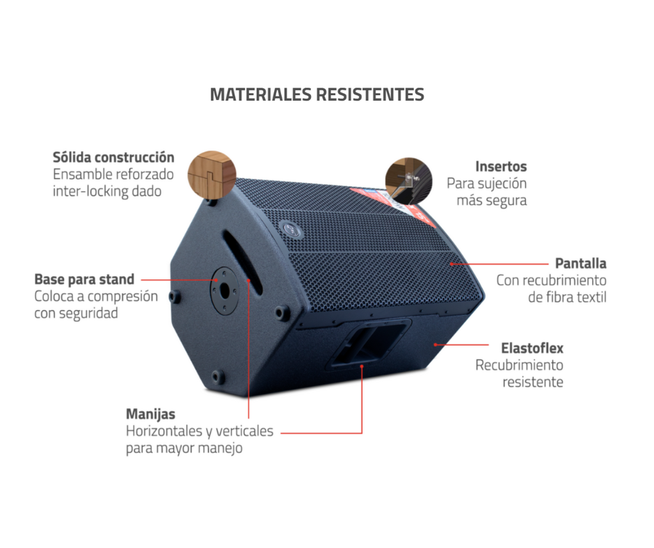 Max-115 QMC 1000 Watts Speaker with Bluetooth
