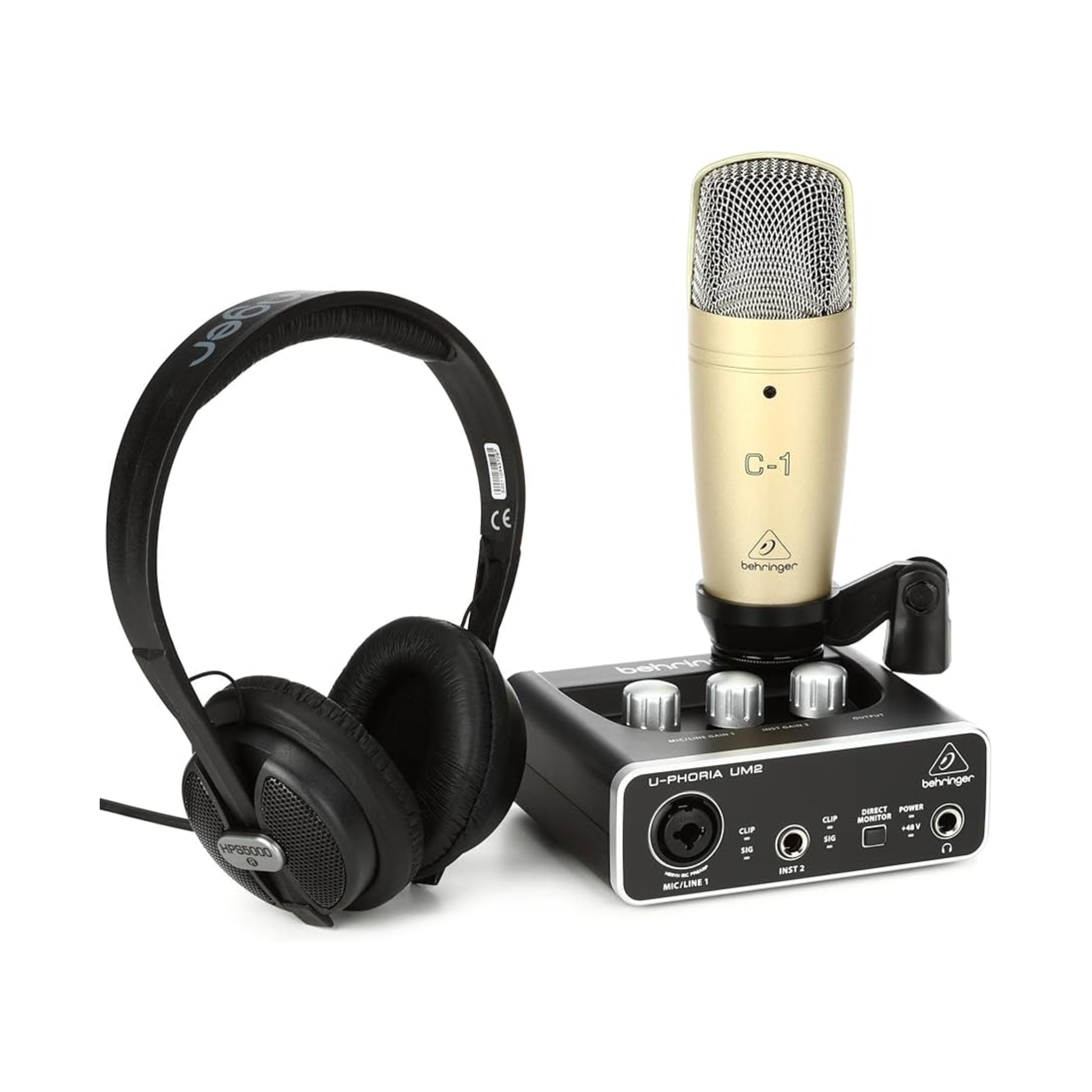 Behringer U-phoria Recording Studio System for Recording