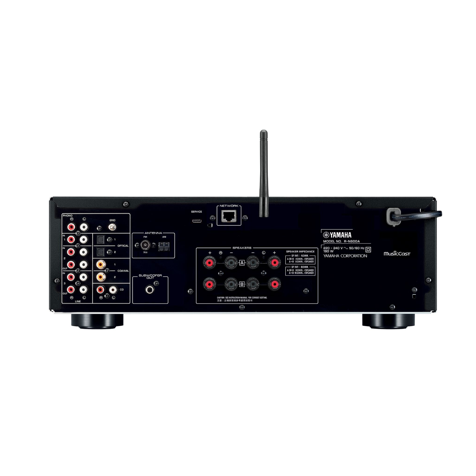 Receptor Estereo Yamaha R-n600abl Wifi Music Cast