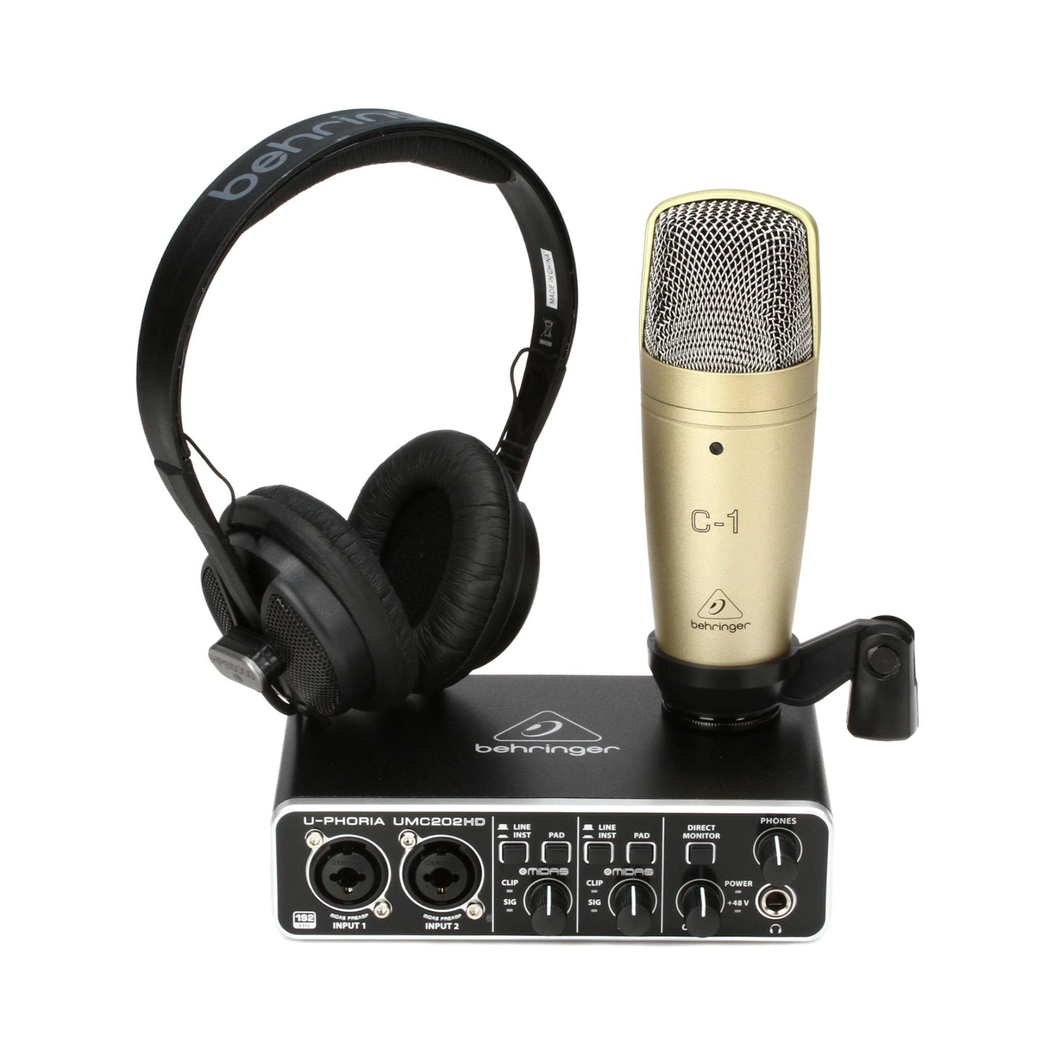 Behringer U-phoria Recording Studio System for Recording