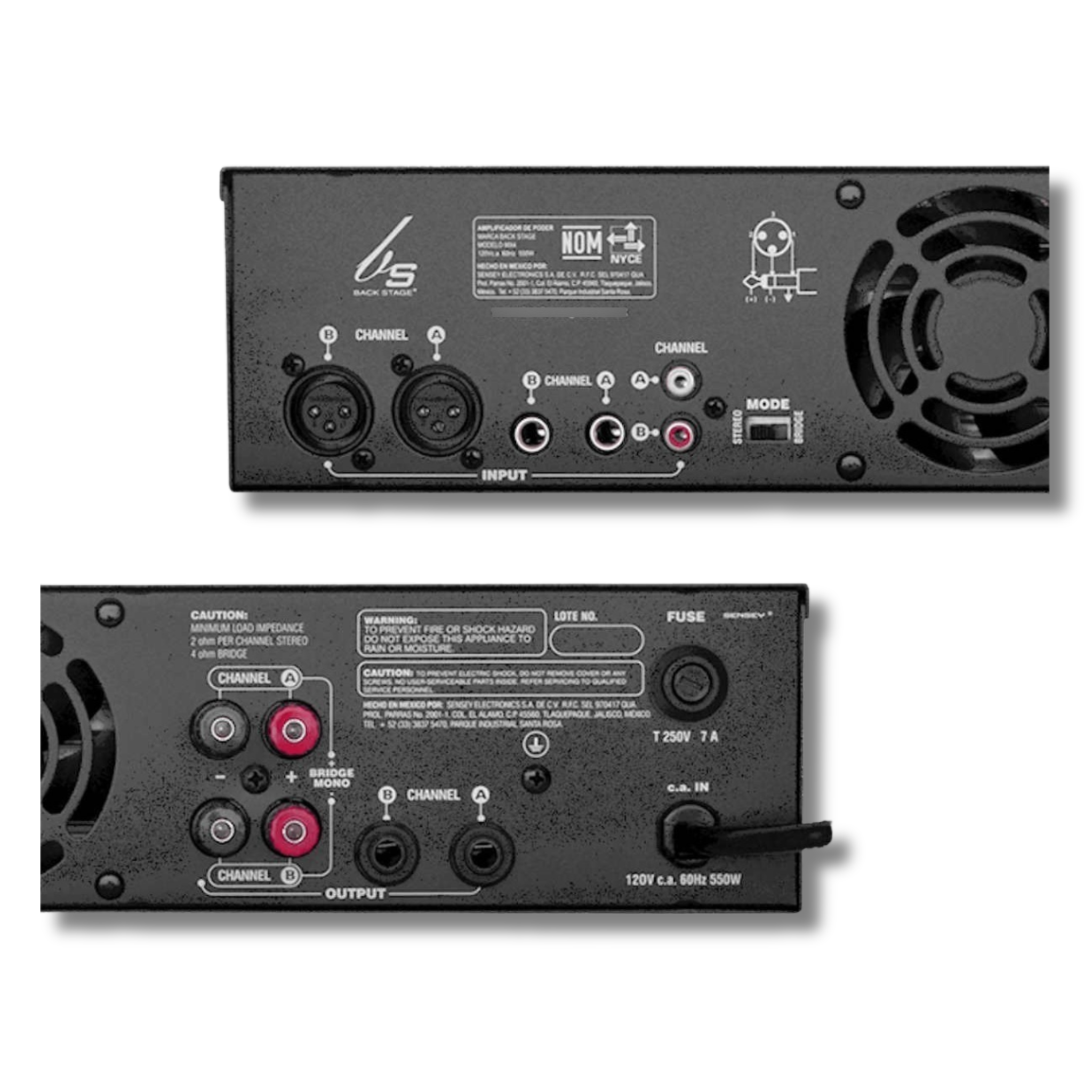 Paquete de instalación con 2 pares de Nsaw190w + Mx4 Backstage