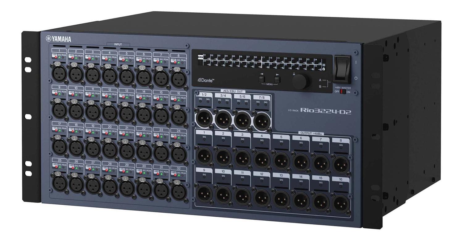 Yamaha RIO3224-D2 Rack de Expansion 32 In 24 Out Serie CL-QL