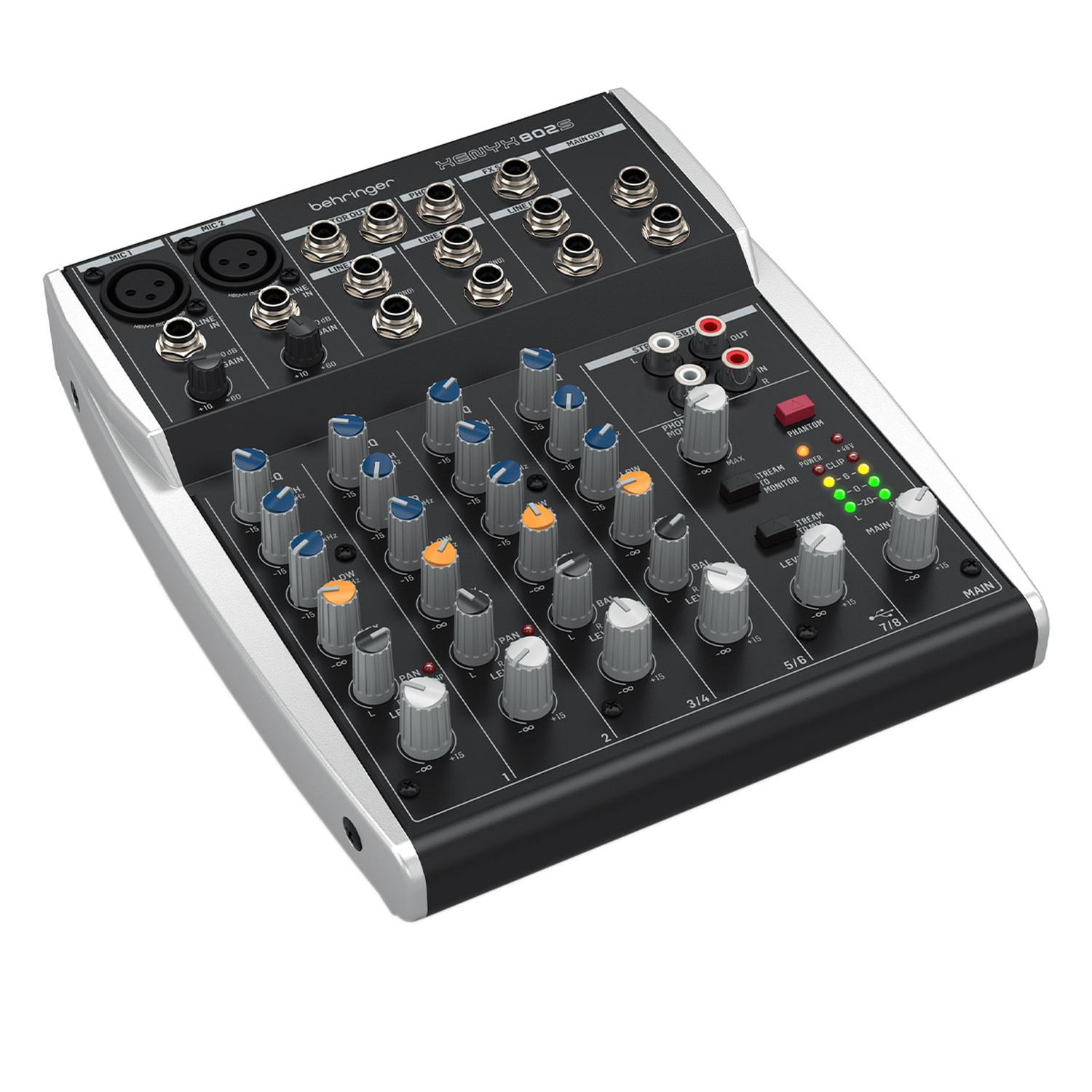 Behringer Xenyx 802s Mezcladora Analoga Compacta 8 Canales