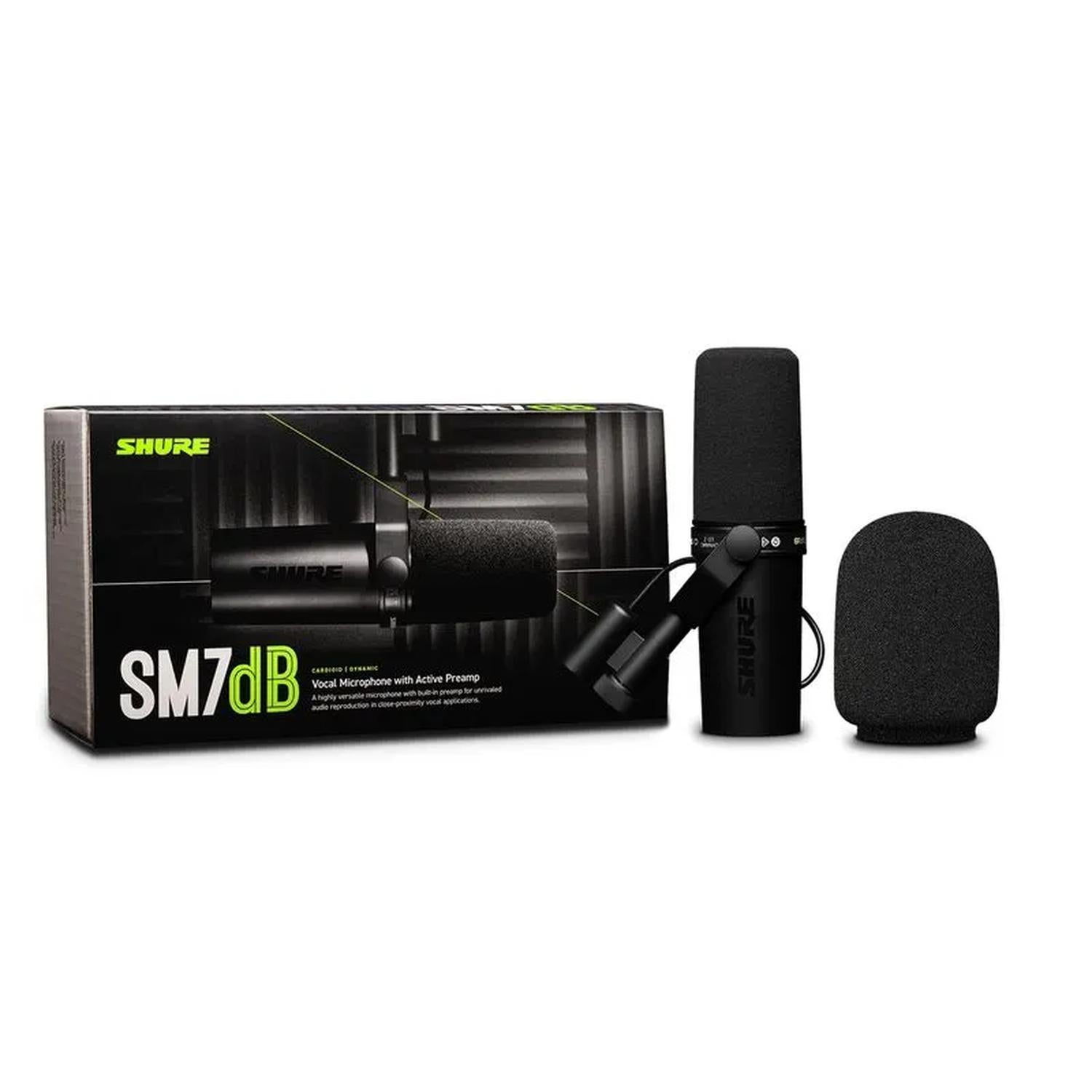 Shure SM7DB Dynamic Microphone with Active Preamp