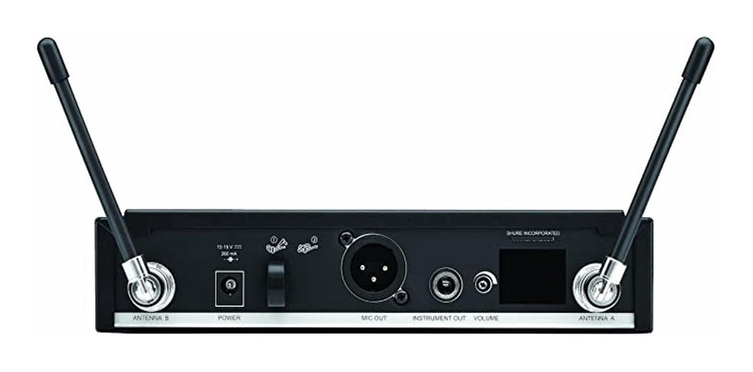 Blx24r/sm58 Wireless system with handheld microphone, SM58 capsule