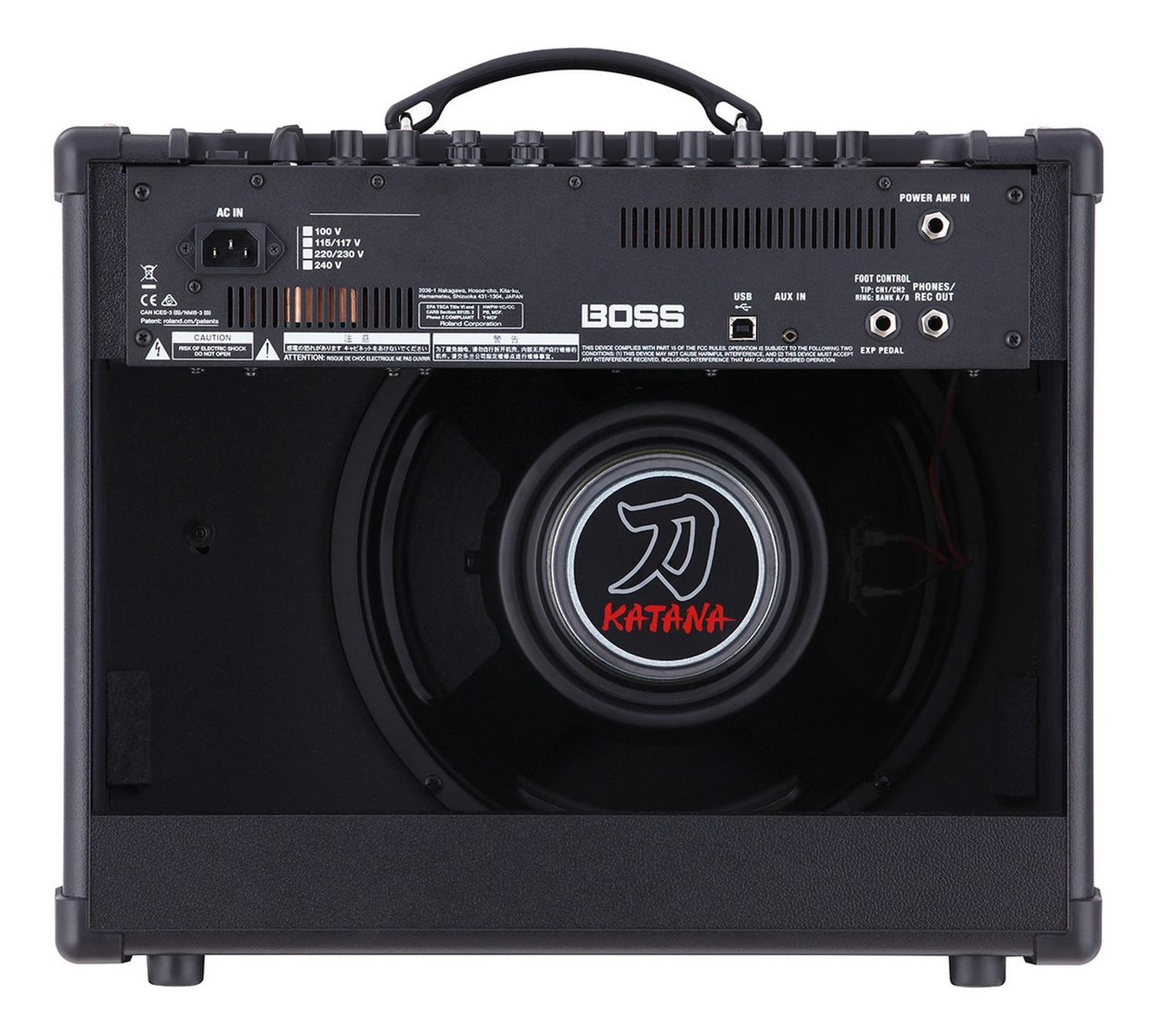 Amplificador Boss Katana 50 Mkii Valvular Guitarra 50w Negro