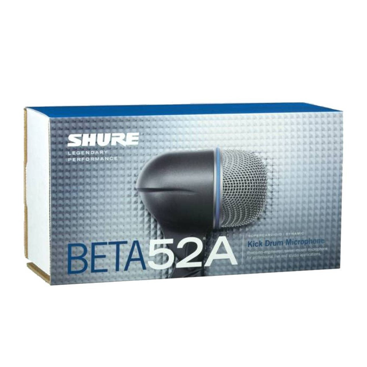 Shure BETA52A Kick Drum Microphone, Wired, XLR, Black