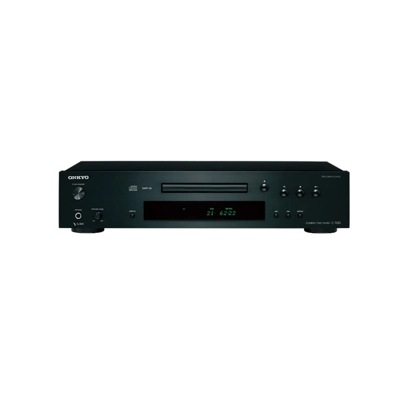 Onkyo Reproductor de CD C-7030, Optical/Coaxial, Negro