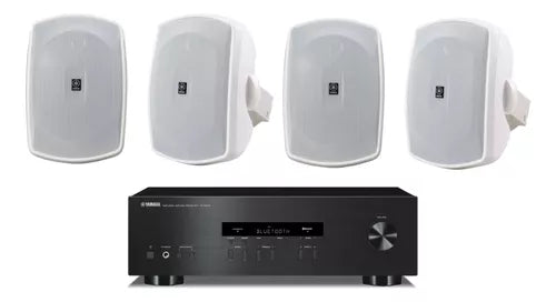 Yamaha RS202 Con NSAW190W x4 Sistema Audio ambiental