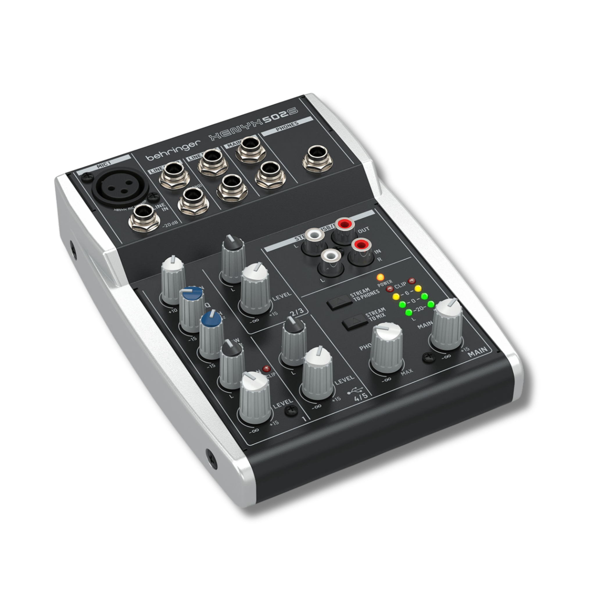 Behringer Xenyx 502s Compact 5-Channel Analog Mixer