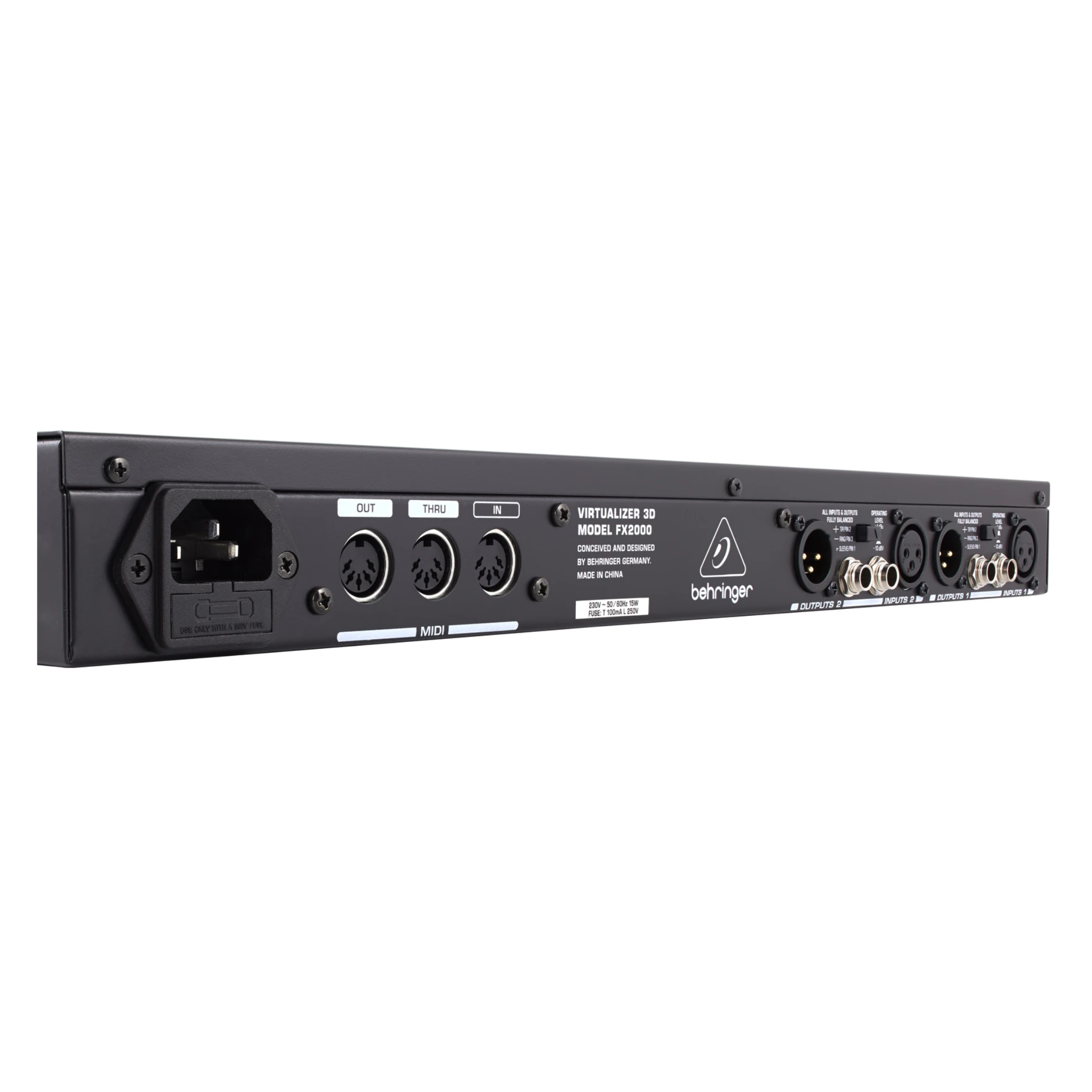 Behringer Procesador de efectos multimotor 3D Fx-2000