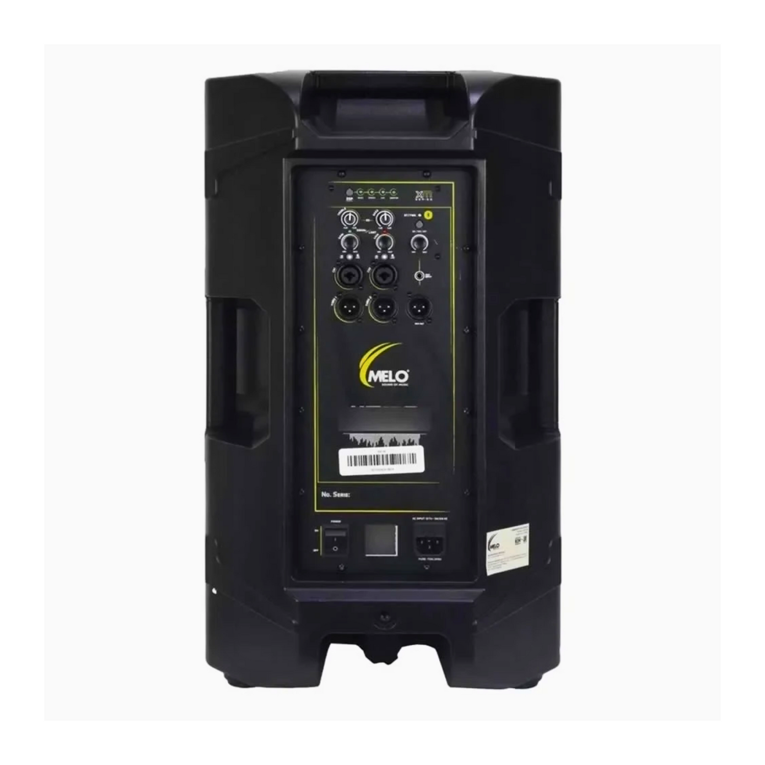 Bafle Activo Melo Xm12b Con Bluetooth Negra 127v 12 Pulgadas 800w Envío Gratis