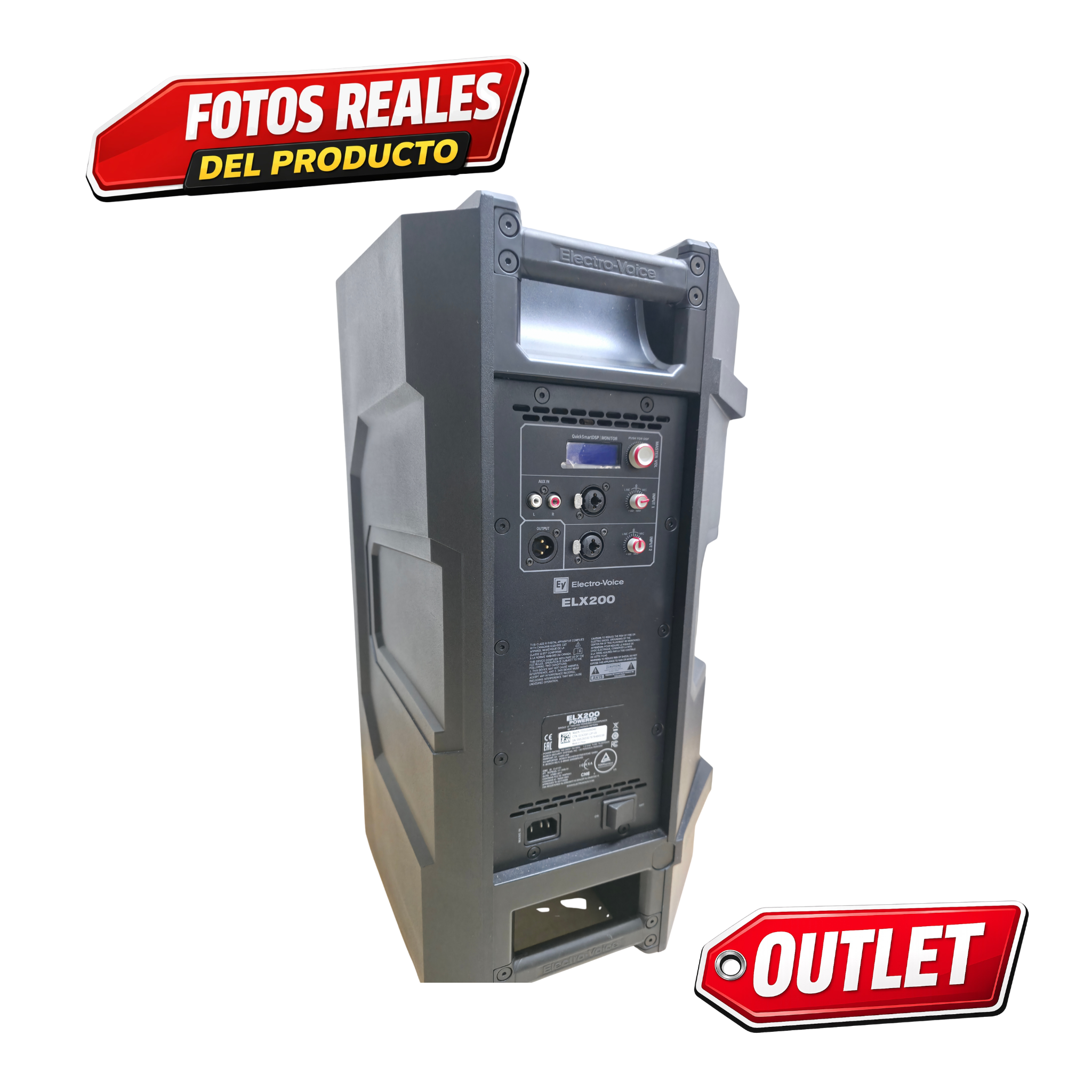 Bafle Activo Electro Voice Modelo Elx20012p de 12 Pulgadas, Outlet oferta especial