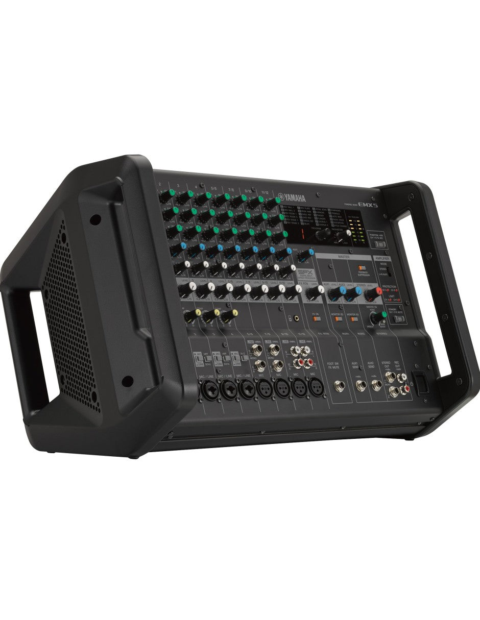 EMX5 mixer with integrated 12-channel amplifier
