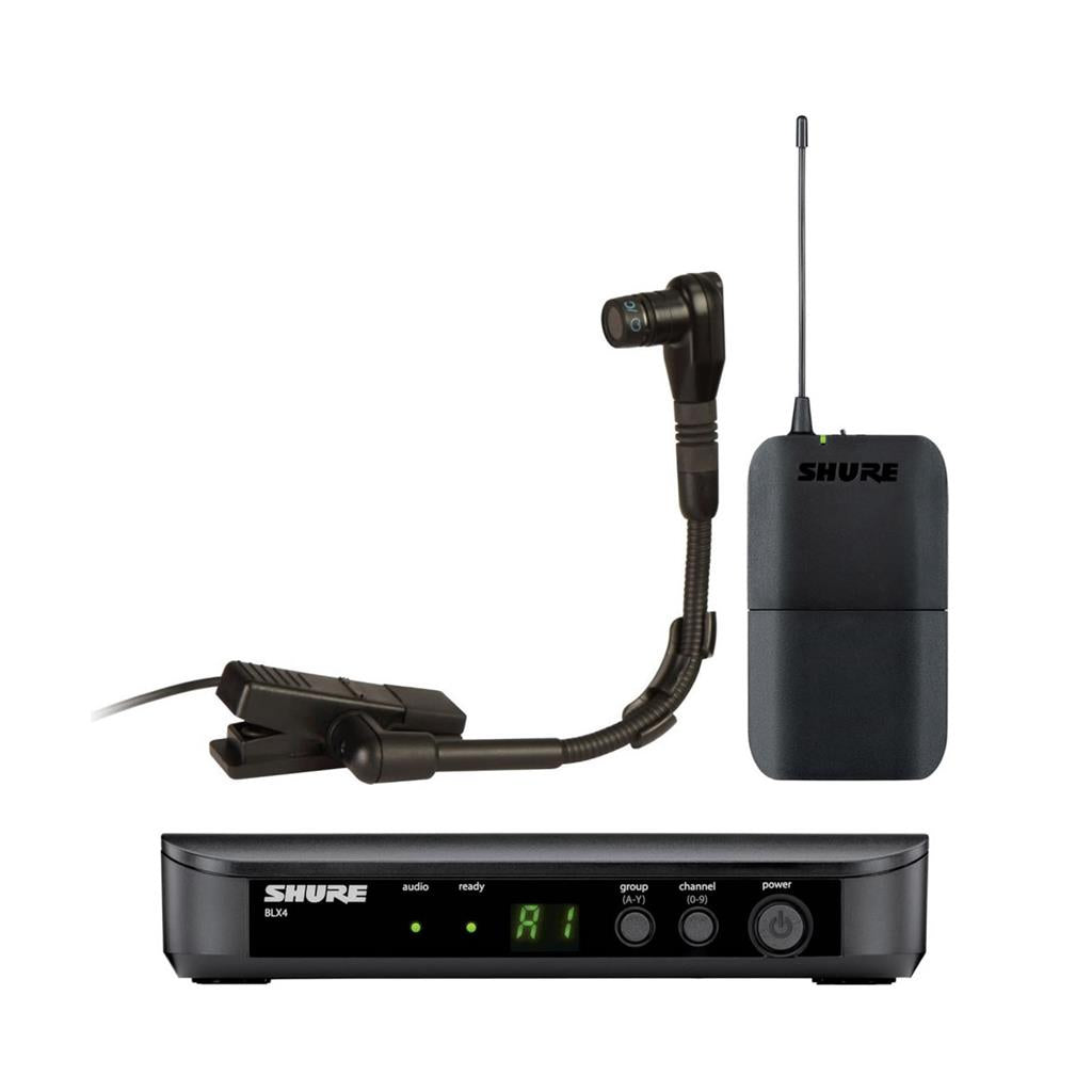 BLX14R/B98 Rack-Mountable Wireless Instrument System with Beta 98H/C Clip-On Gooseneck Microphone
