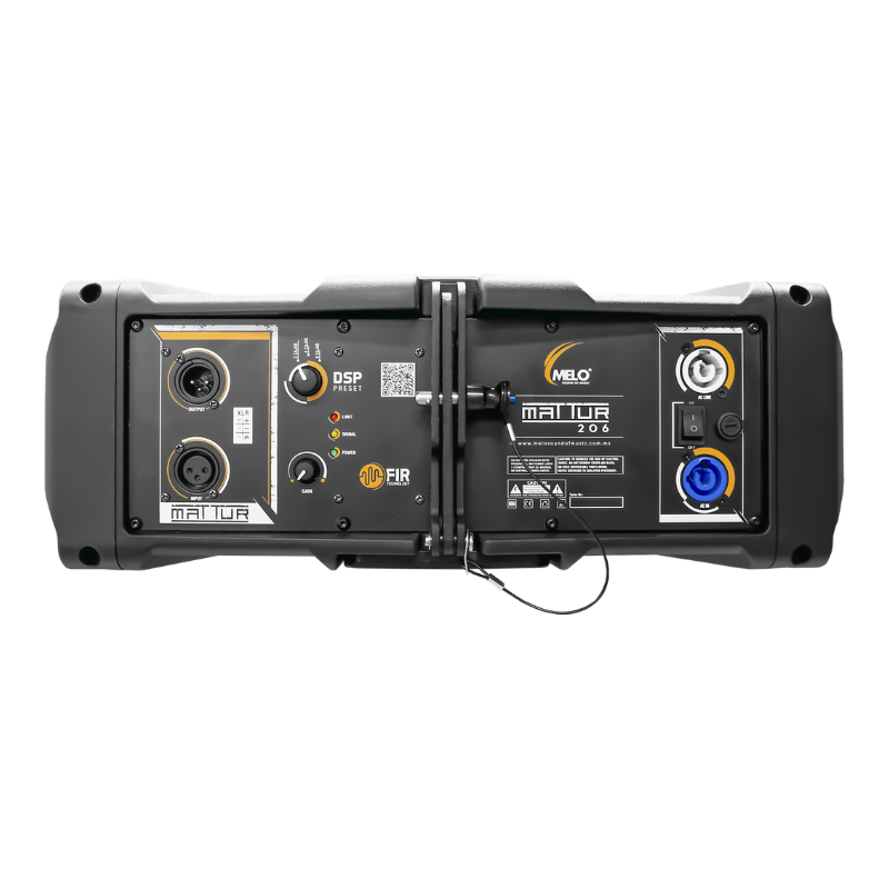 Set de 4 bafles ampliados Mattur 206 350W RMS cu (Por Pedido)