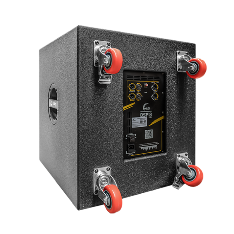 Melo Dsp18pro Subwoofer Amplificado 18 900 Watts Clase D Color Negro (Por Pedido)