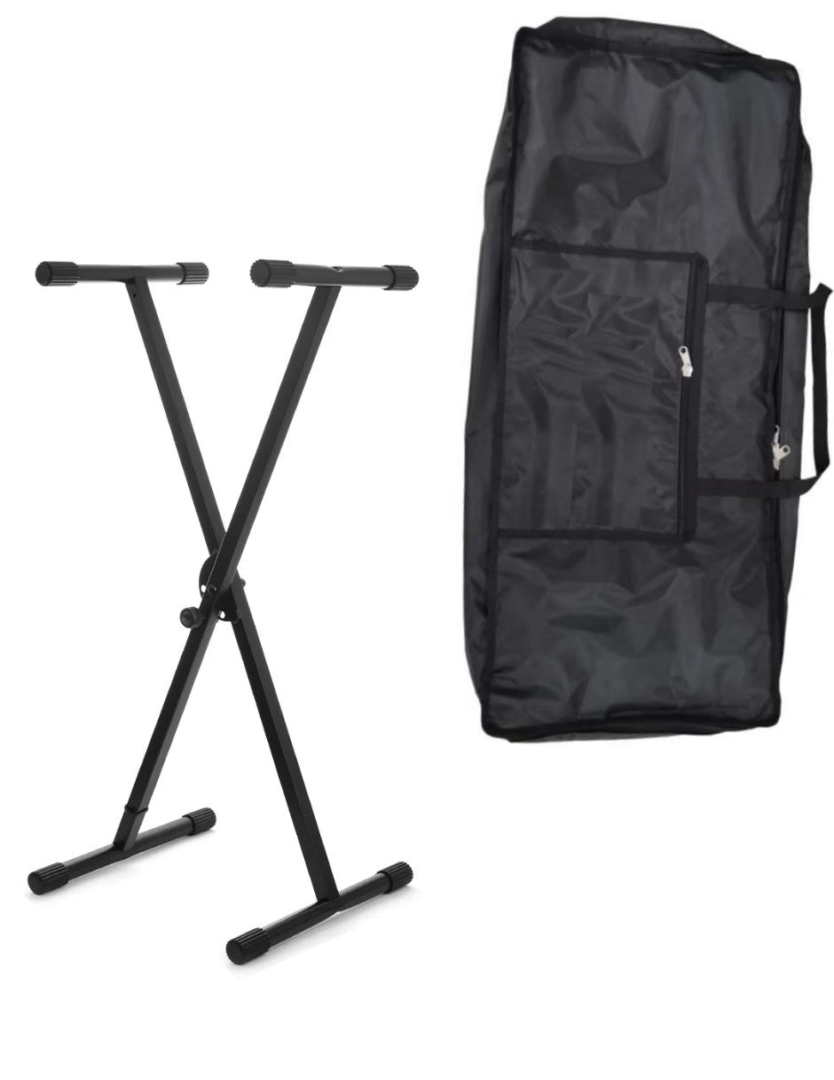 Paquete Teclado de 61 Teclas E-X10 ROLAND con Base Funda y Banco