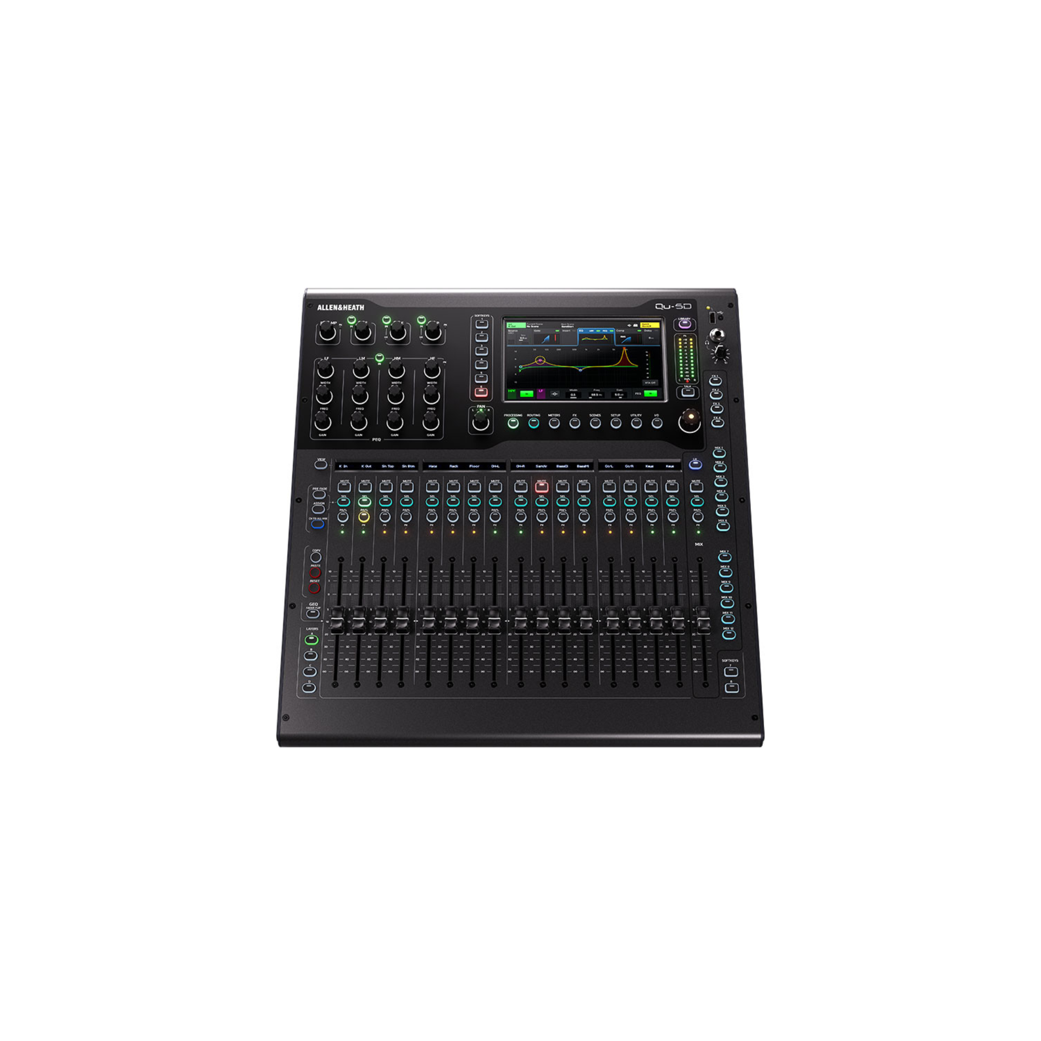 Allen & Heath Qu-5d Mezcladora Digital Con Interfaz Dante (Por Pedido)