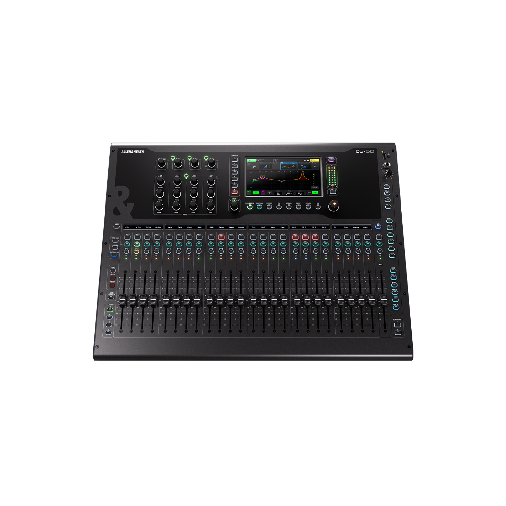 Mezcladora Allen & Heath Digital Qu-6d Con Dante (Por Pedido)