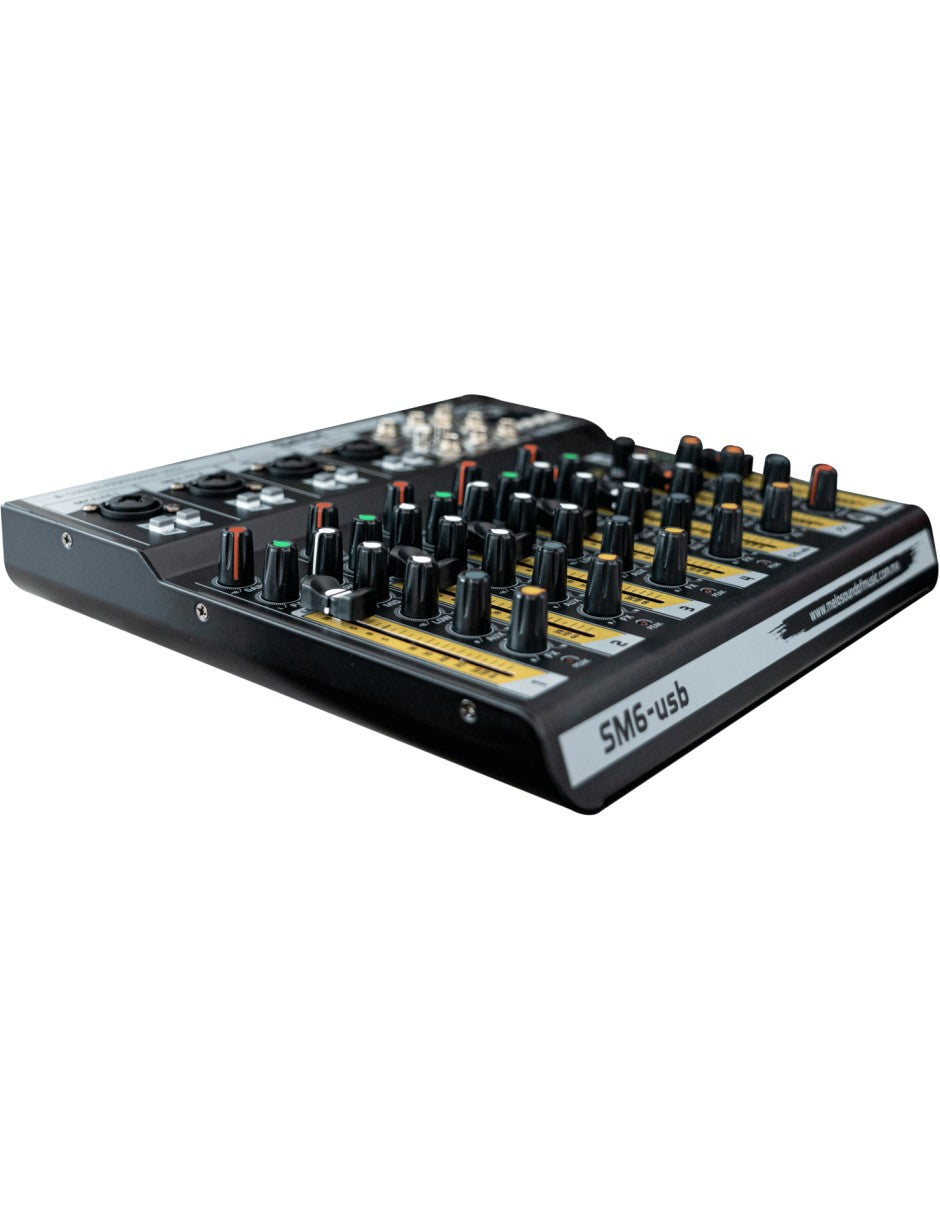 Consola Melo SM6 USB 4 Canales Mono