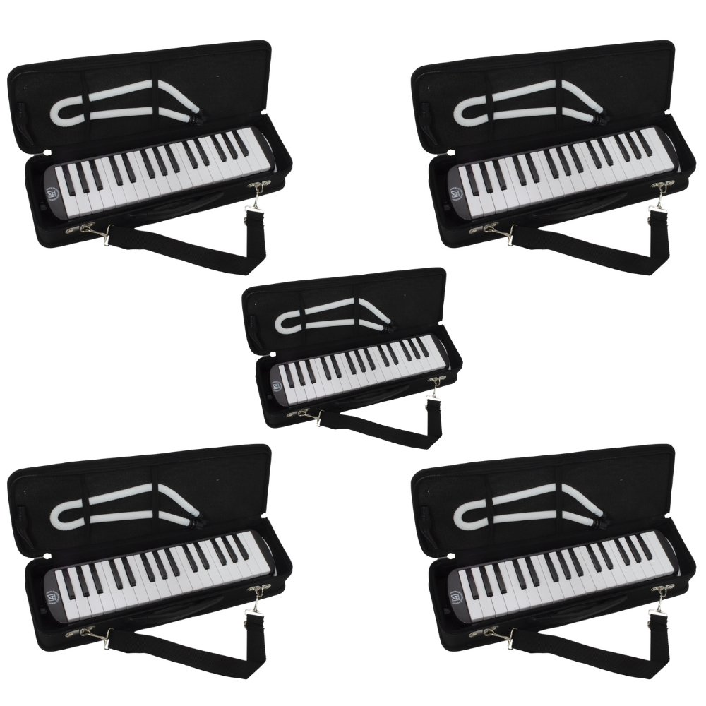 5-Piece Black Melodica Pack