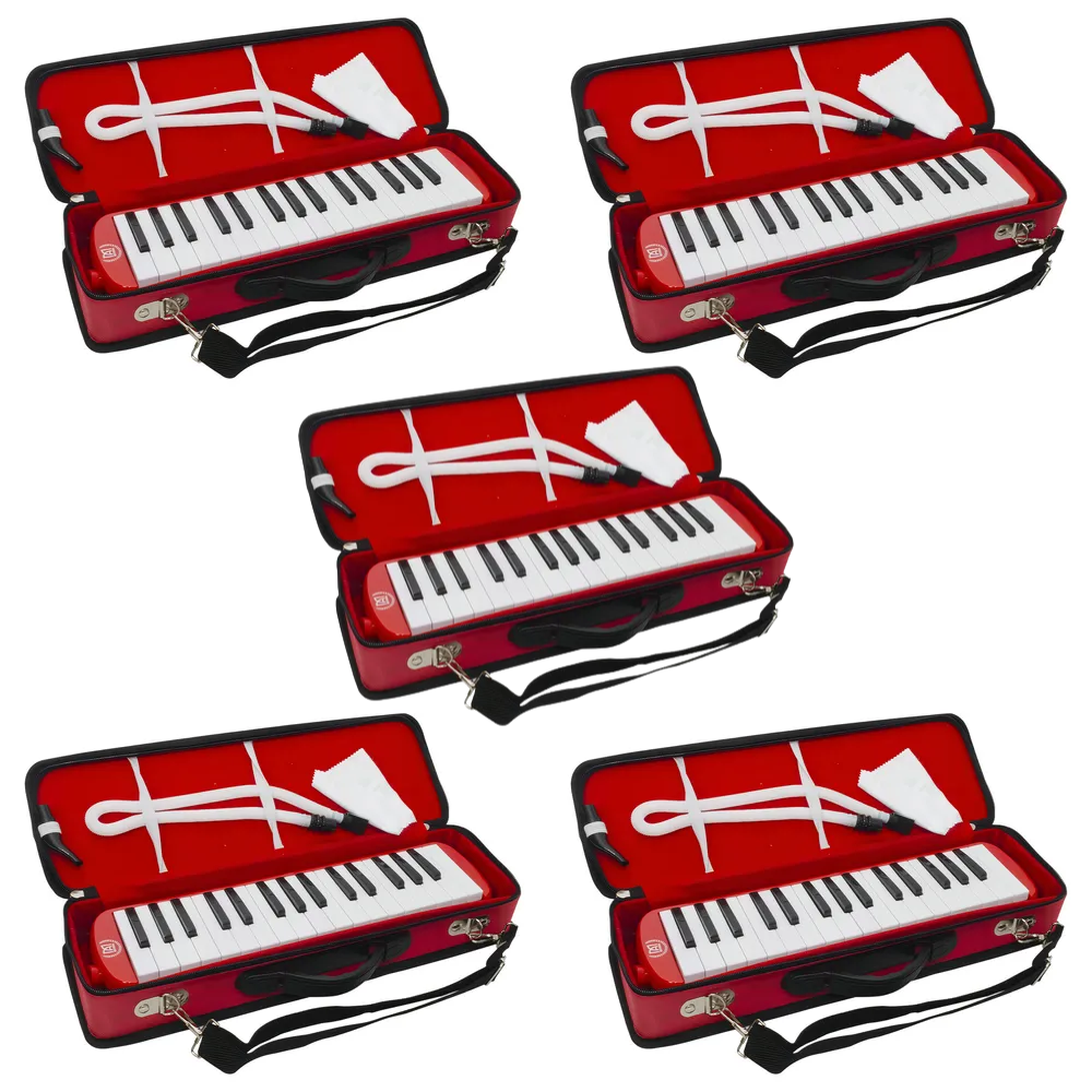 5-Piece Red Melodica Pack
