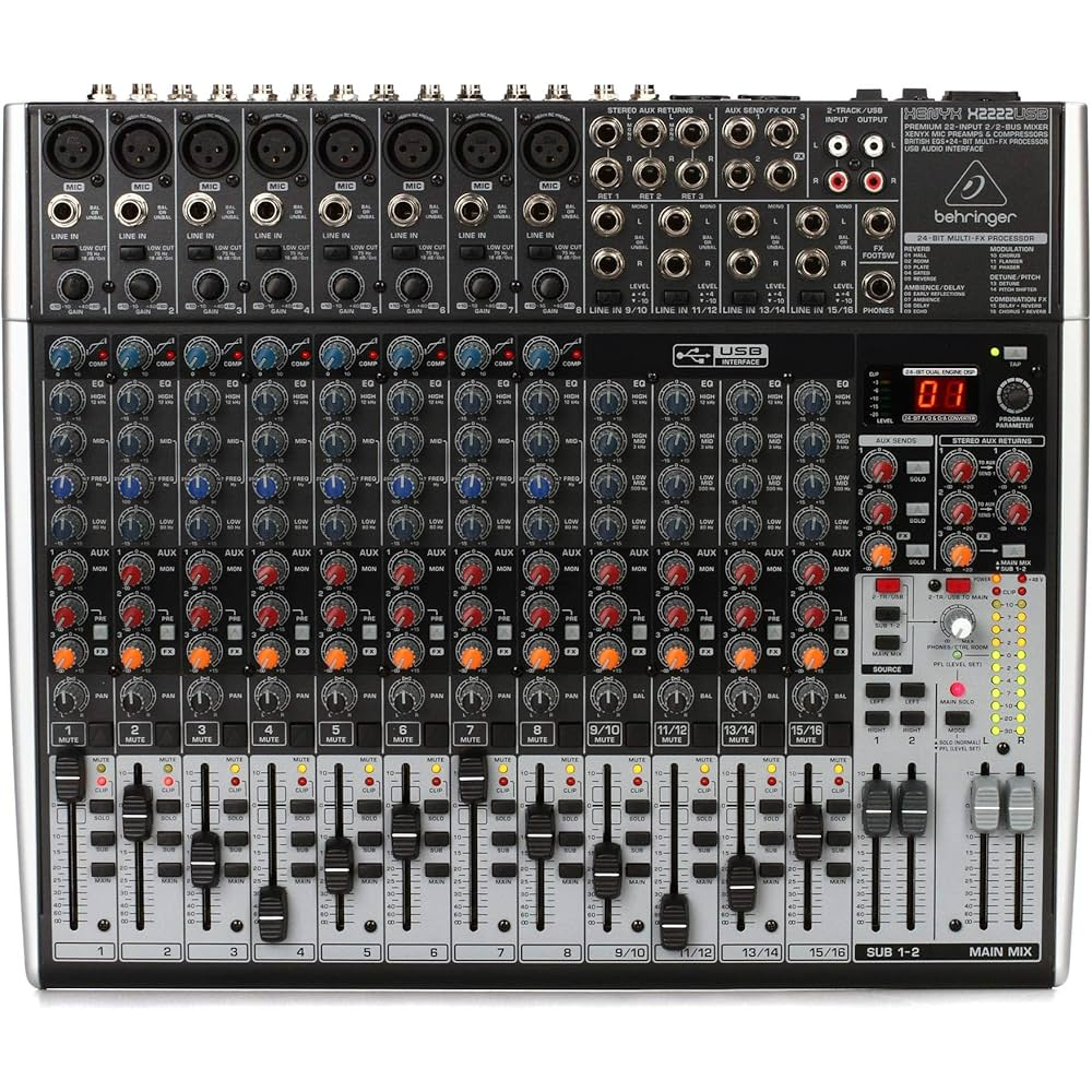 Behringer Model X2222USB Mixer