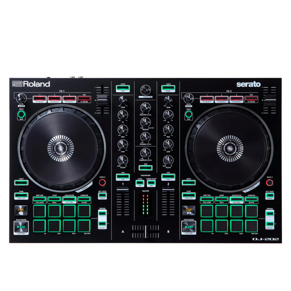 Roland DJ-202 Controlador Para Dj Scratch Mixer Para Serato