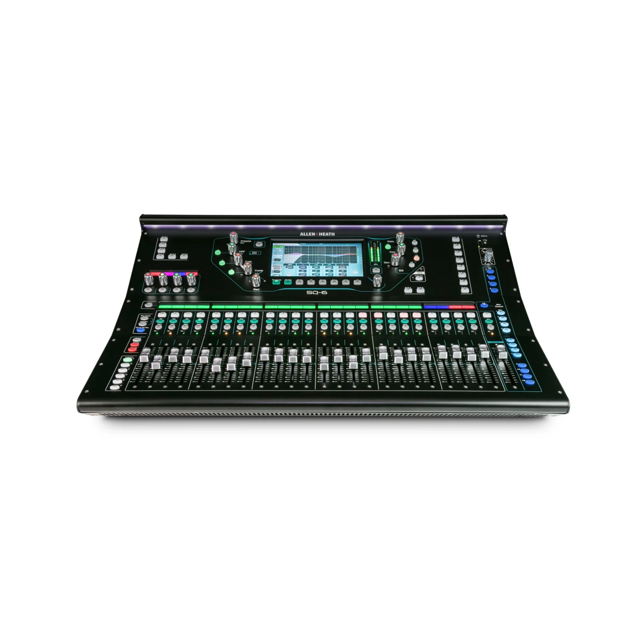 ALLEN & HEATH SQ-6 Mezcladora digital con pantalla touch 7" y 48 canales (Por Pedido)