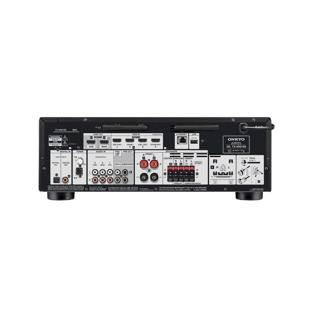 ONKYO TX-NR5100 receptor smart A/V 7.2 canales