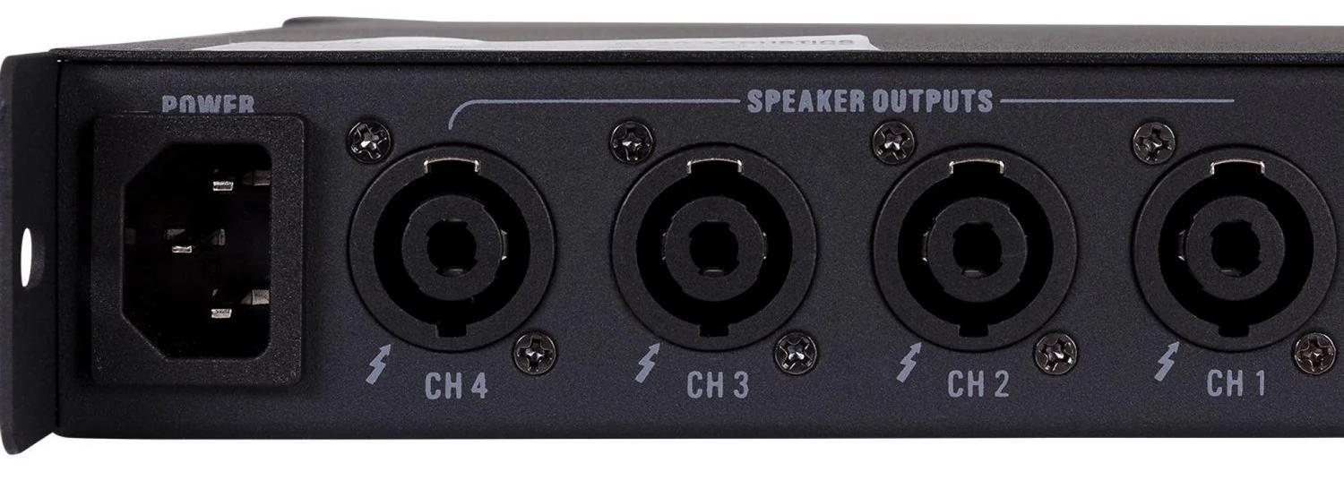 Euro Acoustics EA-8000 Amplificador Poder 4 canales 360W