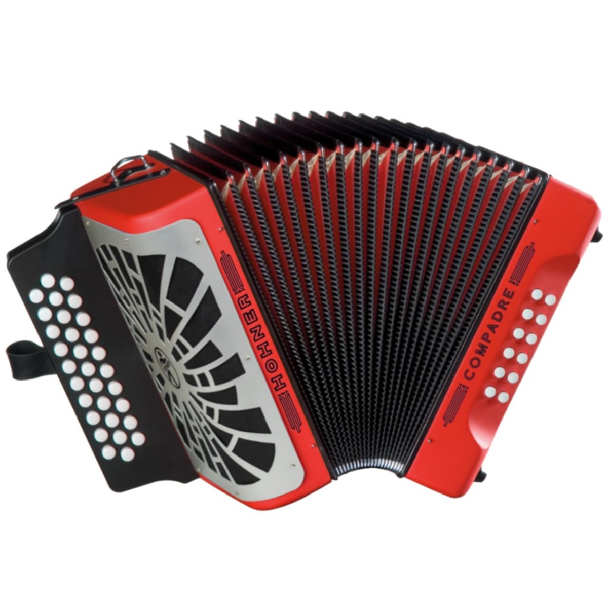 Hohner Compadre A48241 Acordeón Diatónico Sol-do-fa C/ Funda
