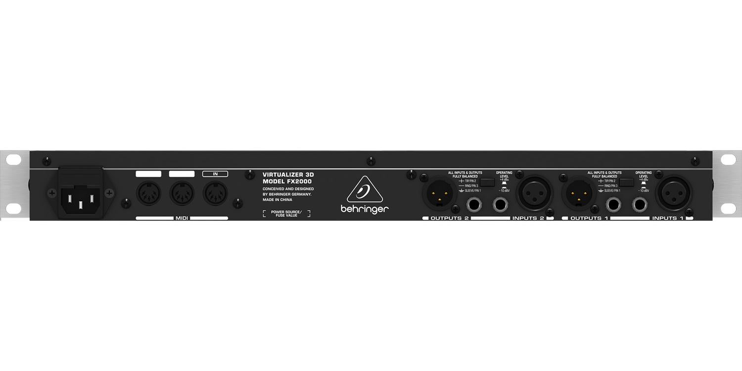 Behringer Procesador de efectos multimotor 3D Fx-2000
