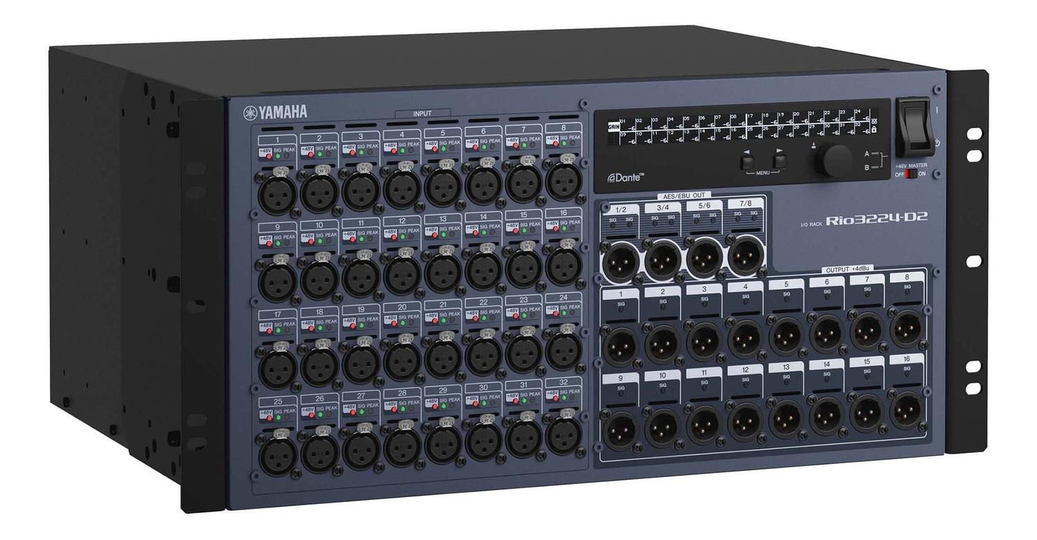 Yamaha RIO3224-D2 Rack de Expansion 32 In 24 Out Serie CL-QL