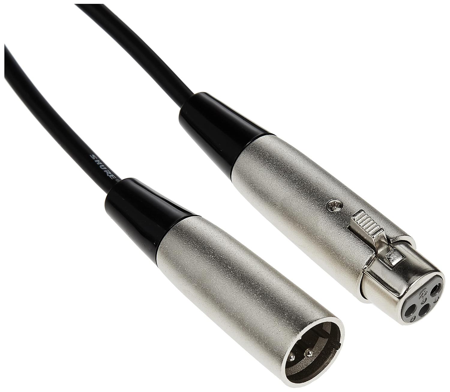 Cable Shure Balanceado Con Conectores Xlr-xlr 7.5 metros
