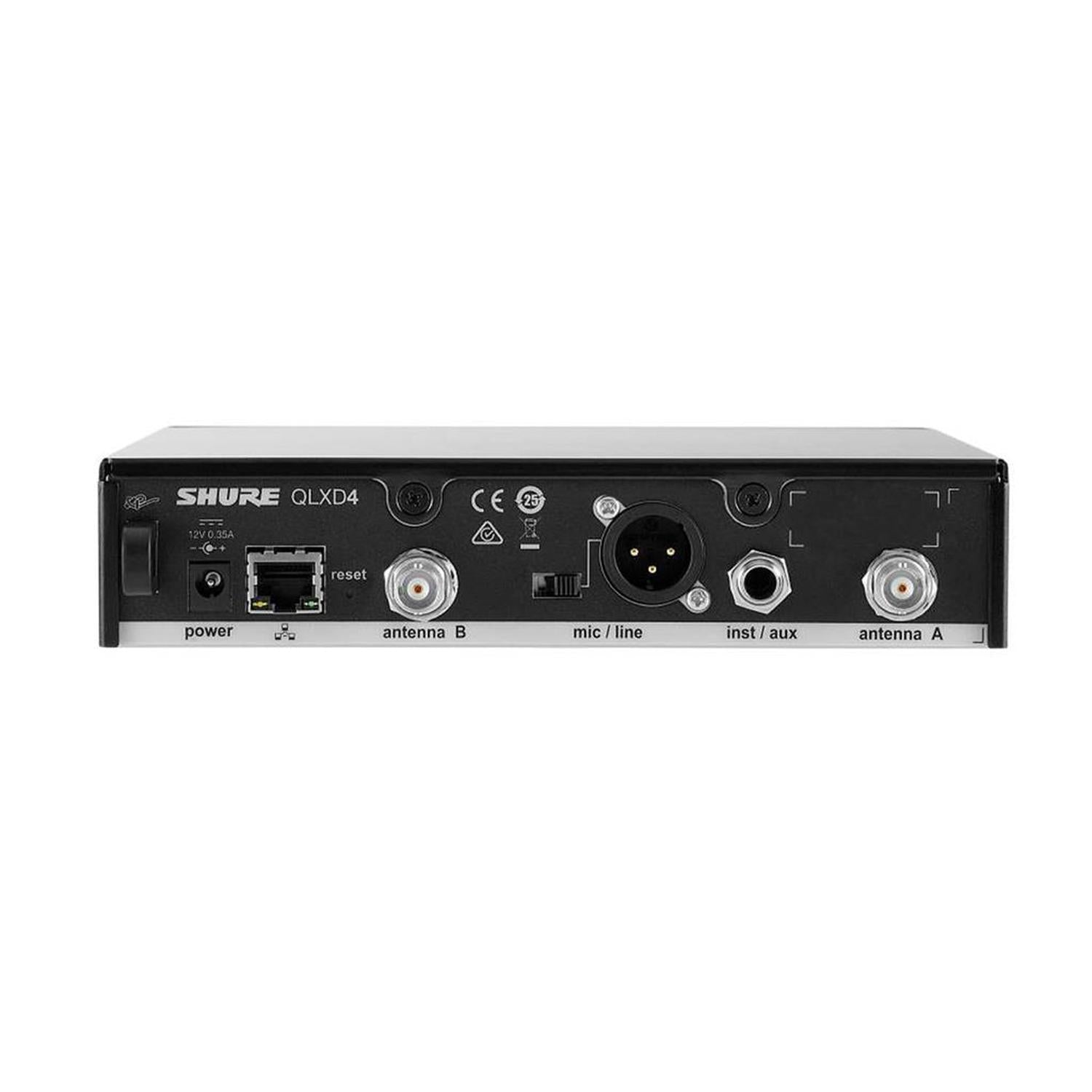Shure QLXD4 G50 Receptor Inalámbrico Digital Profesional