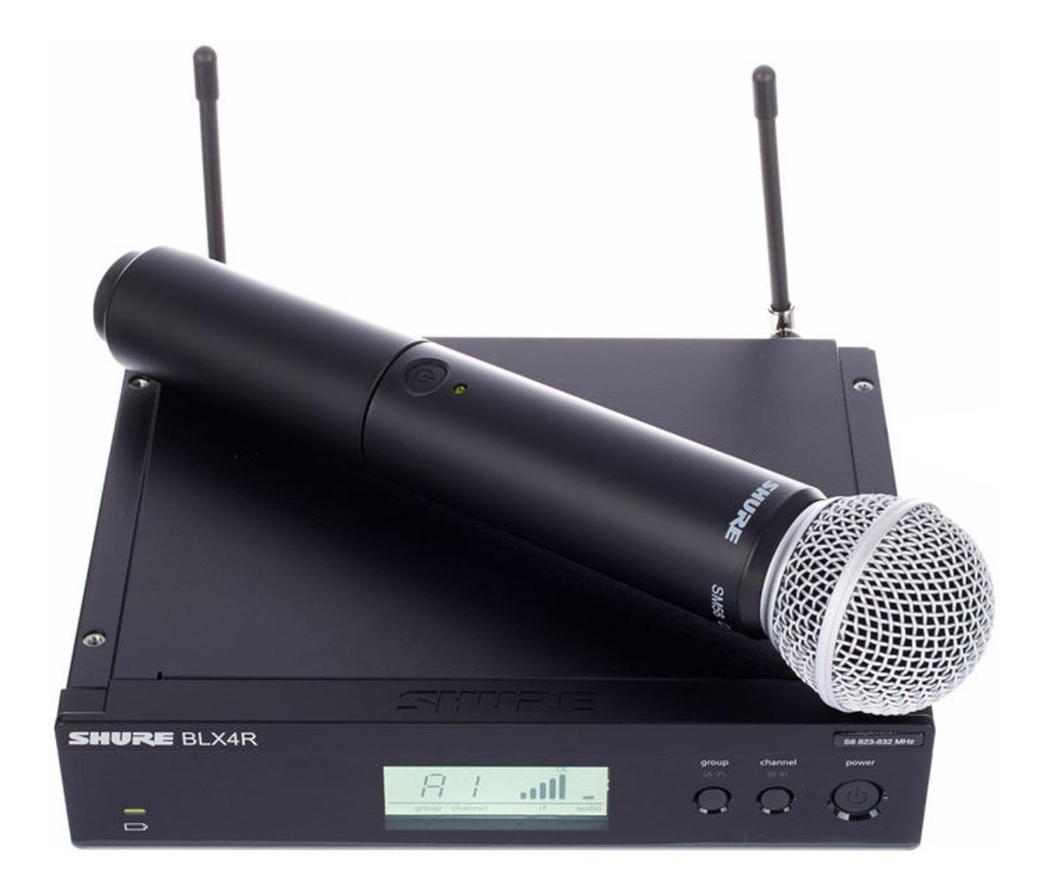 Blx24r/sm58 Wireless system with handheld microphone, SM58 capsule