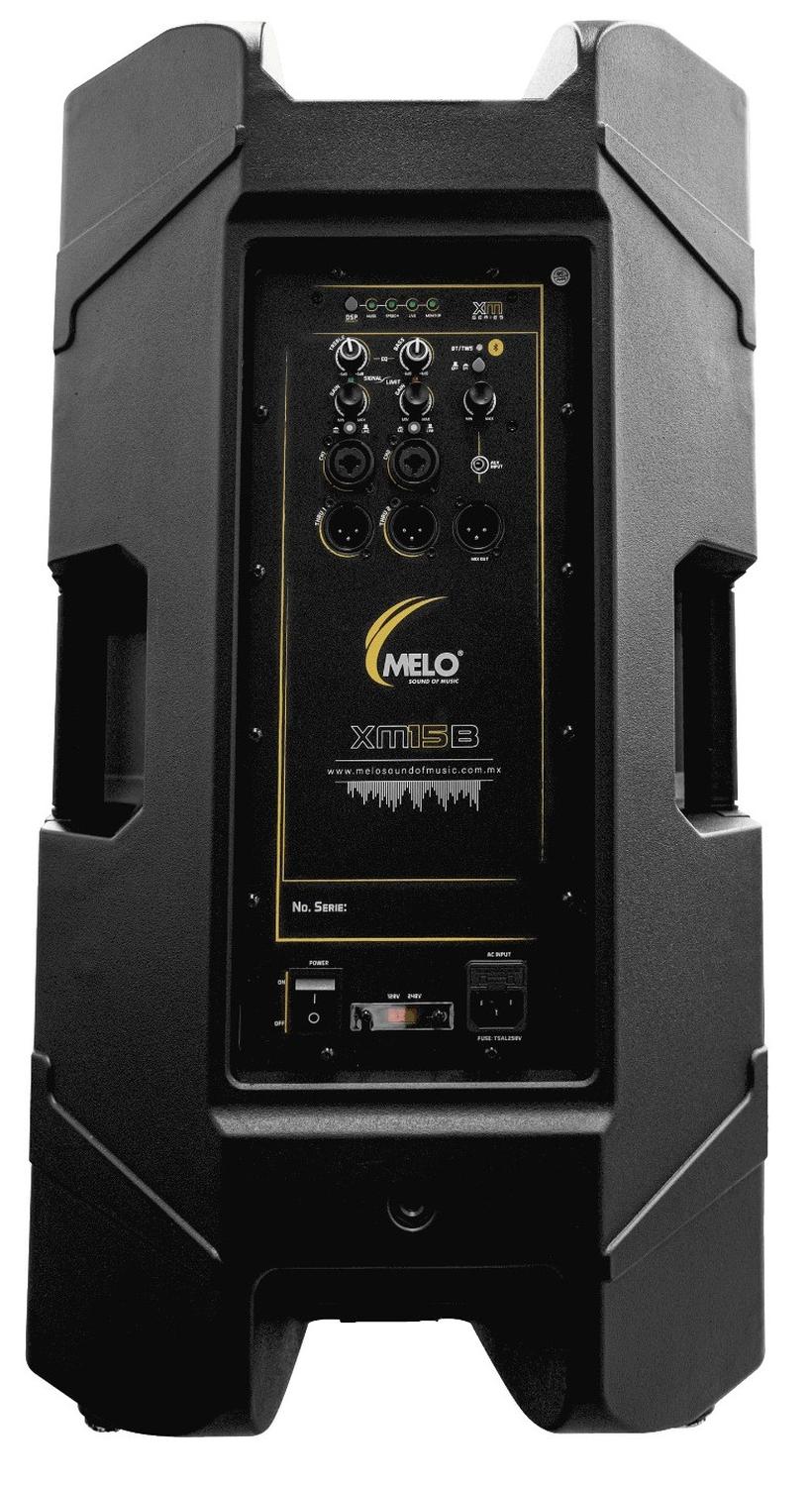 Melo XM15B Bafle Activo 15 Pulgadas 800w RMS 132dB Bluetooth