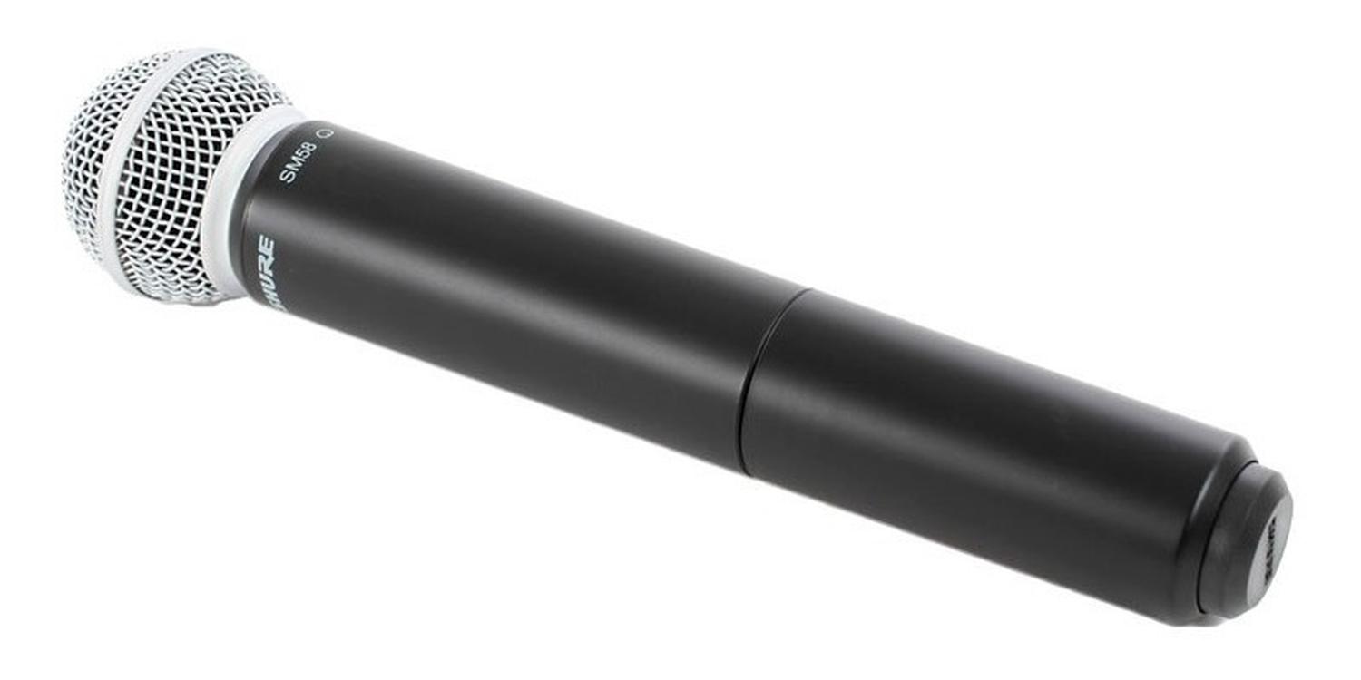 Blx24r/sm58 Wireless system with handheld microphone, SM58 capsule
