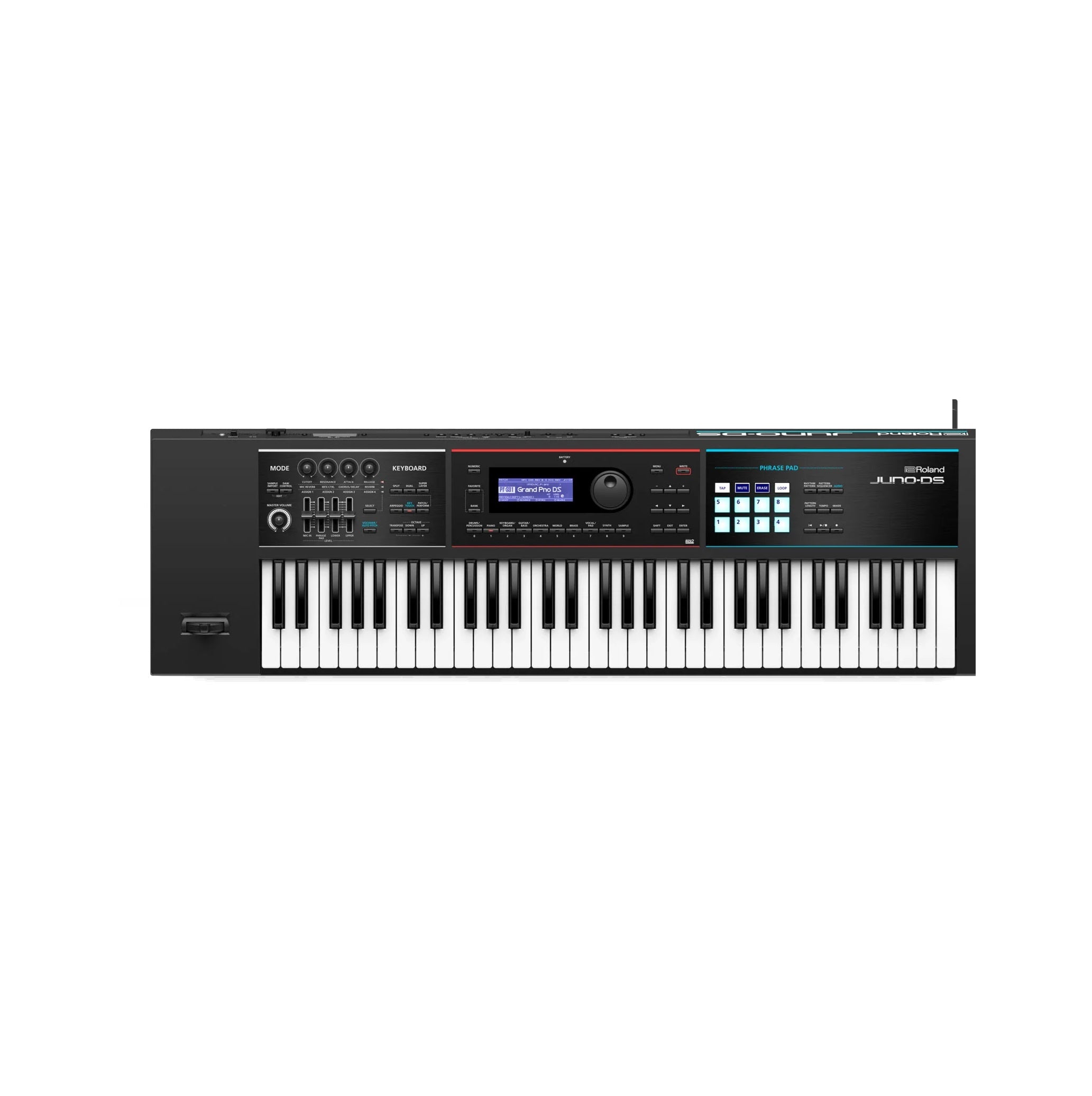 Roland Juno DS61 Sintetizador de 61 Teclas Con Sensibilidad