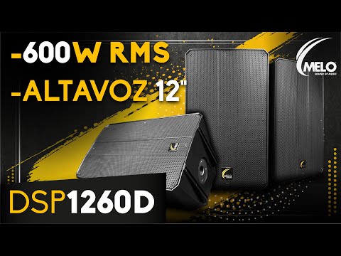 Bafle melo amplificado 12 pulgadas con dsp DSP1260D