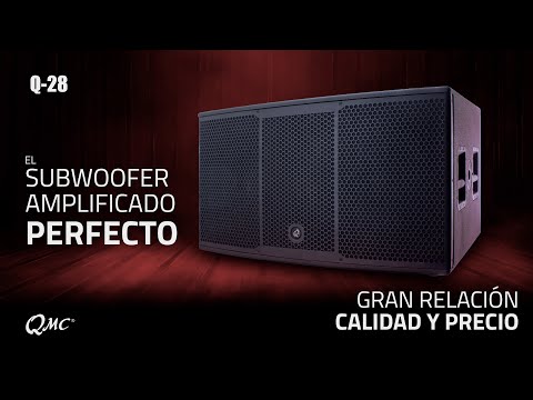 QMC Q-28 ACTIVE TOURING SUBWOOFER DSP, 2X18" 3000 W