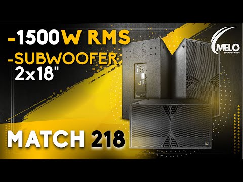 Melo Match 218 Subwoofer Activo