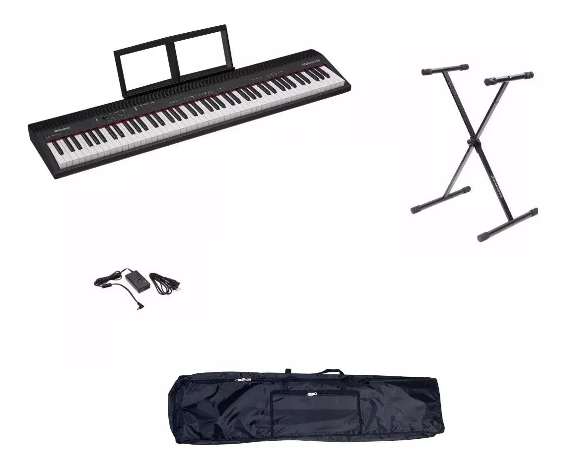 roland go piano pedal Roland Go-88p 88-Key Bluetooth Piano with Base and Case – Sonoritmo Audio  profesional e Intrumentos musicales